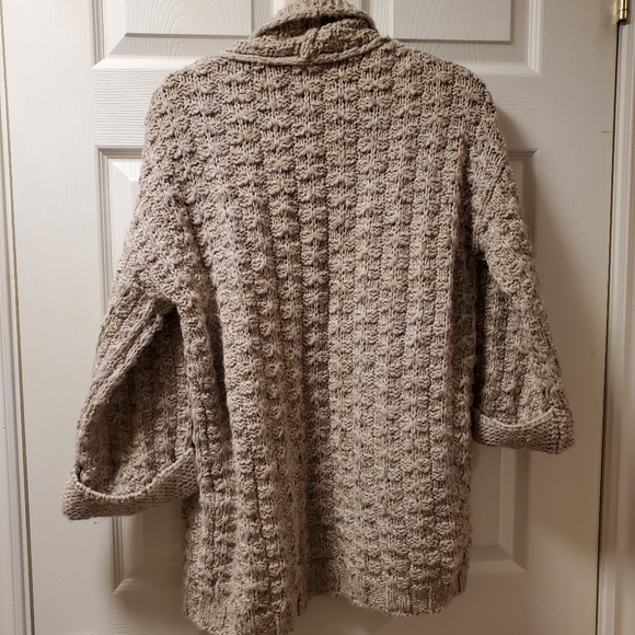 Massimo Dutti cable knit wool cardigan - Picture 4 of 5